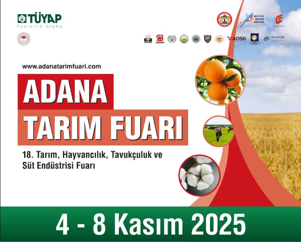 Adana Tarım Fuarı  / 04-08 Kasım 2025 / Adana
