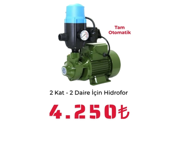2 Kat 2 Daire İçin Hidrofor