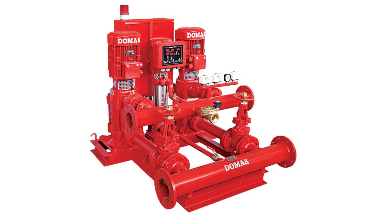 Düşey Milli Yangınla Mücadele Hidroforları